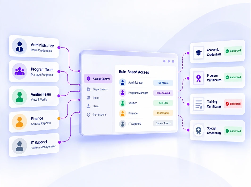 Role-based access across departments