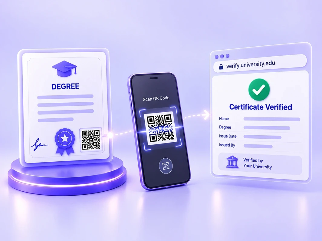 QR code verification