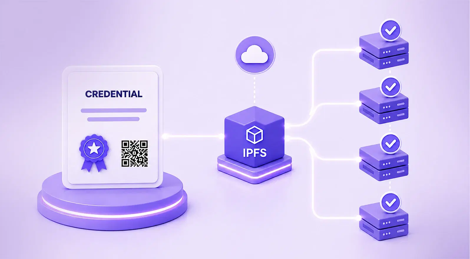 Decentralized credential storage